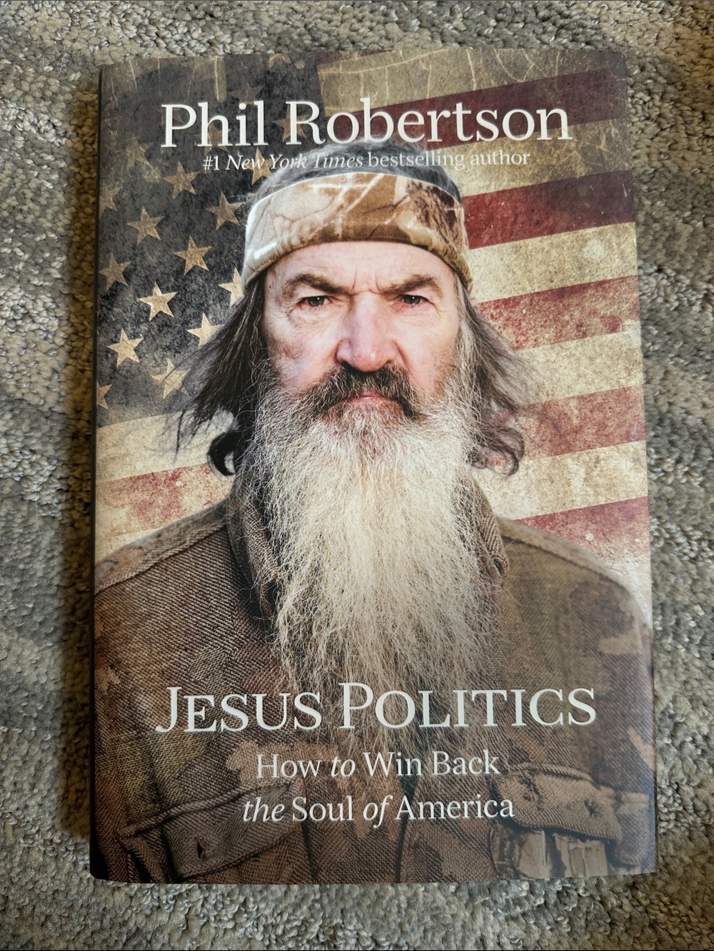 Jesus Politics by Phil Robertson-Hardcover Book (Brown/Tan)